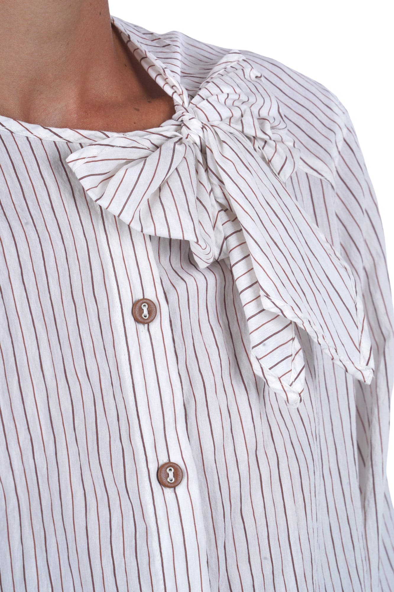 OTTOD'AME Ottod'ame - Camicia - 480366 - Panna/Marrone - 6