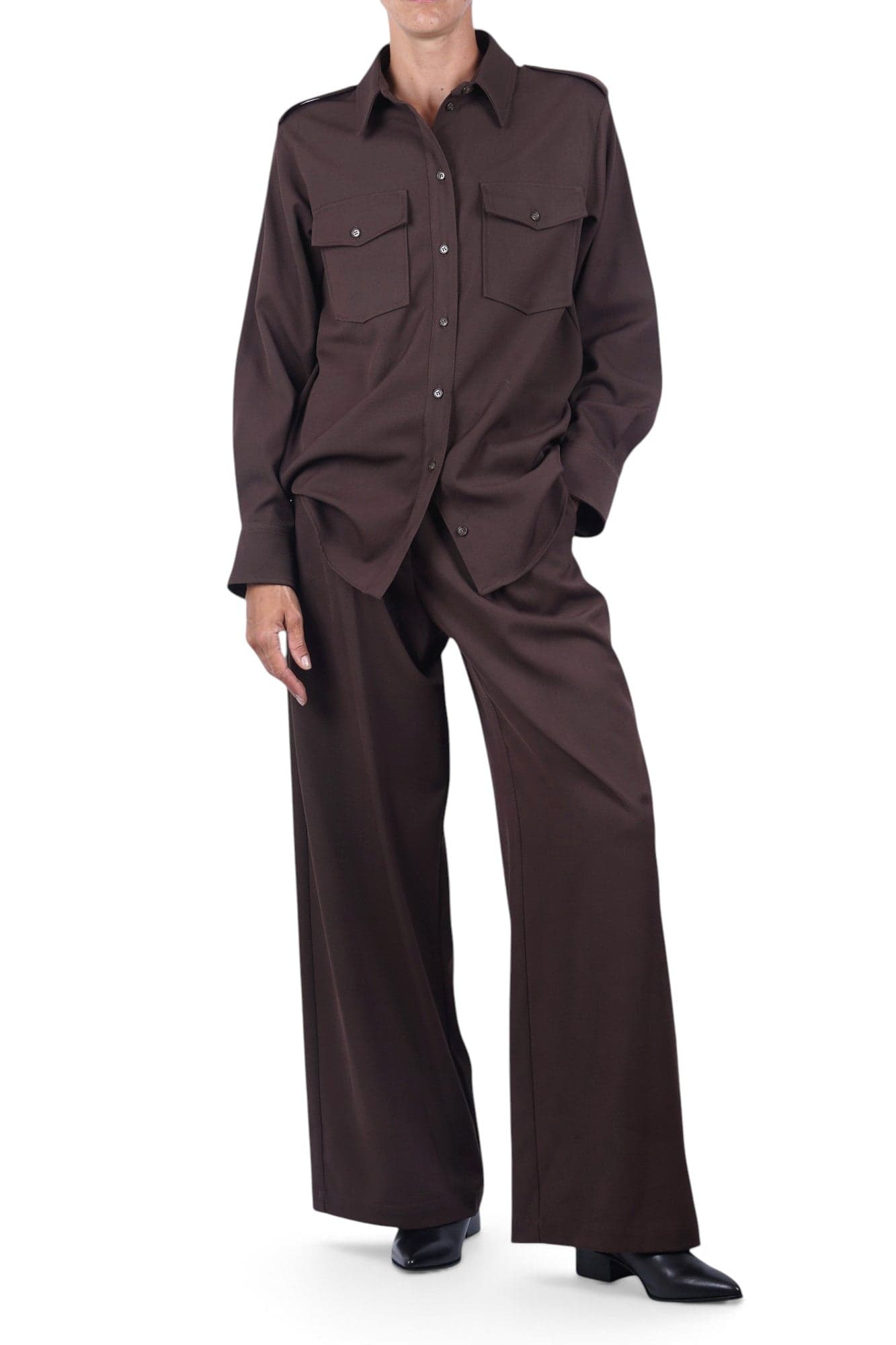 OTTOD'AME Ottod'ame - Camicia - 480354 - Cacao - 2