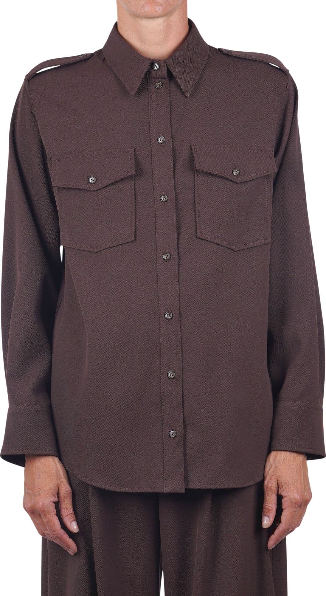 OTTOD'AME Ottod'ame - Camicia - 480354 - Cacao - 3