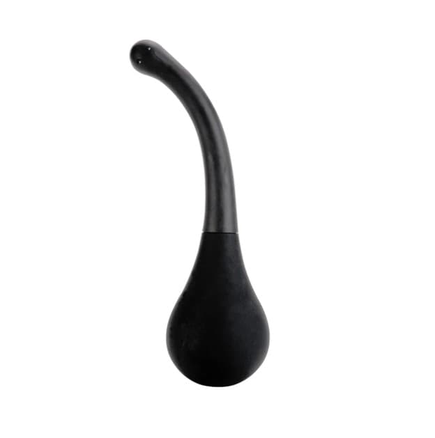 Doccia anale XL  curva  CalExotics Booty  Anale Nero TPR Large circa 24 - 16 cm - 2