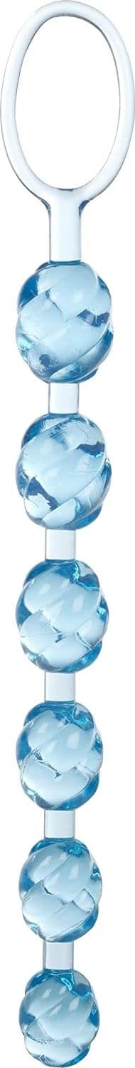 Plug anale 20 CM Swirl 6 perle progressive sonda flessibile stimolante anello - 3