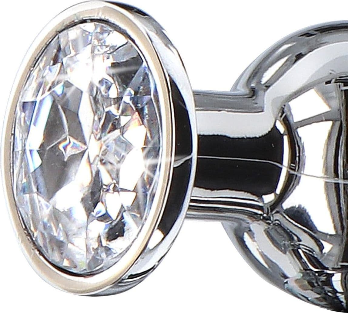 ToyJoy Diamond Bum Bijou Small Plug Anale Alluminio Gioiello 9,2 cm Ø 3 cm - 2