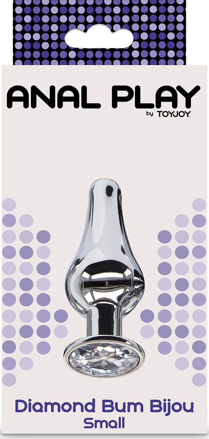 ToyJoy Diamond Bum Bijou Small Plug Anale Alluminio Gioiello 9,2 cm Ø 3 cm - 6