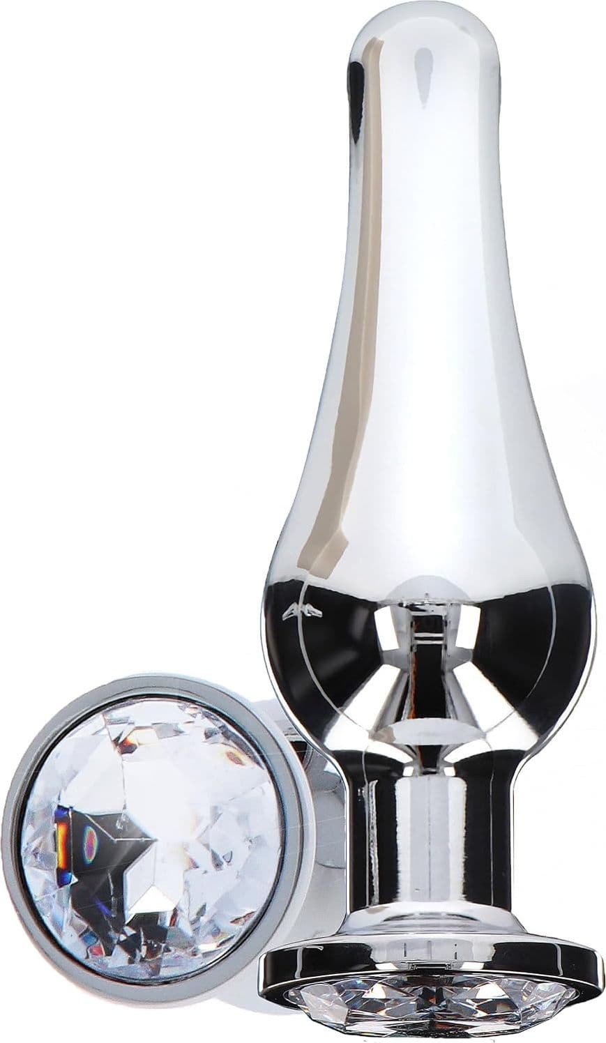 ToyJoy Diamond Bum Bijou Small Plug Anale Alluminio Gioiello 9,2 cm Ø 3 cm - 7