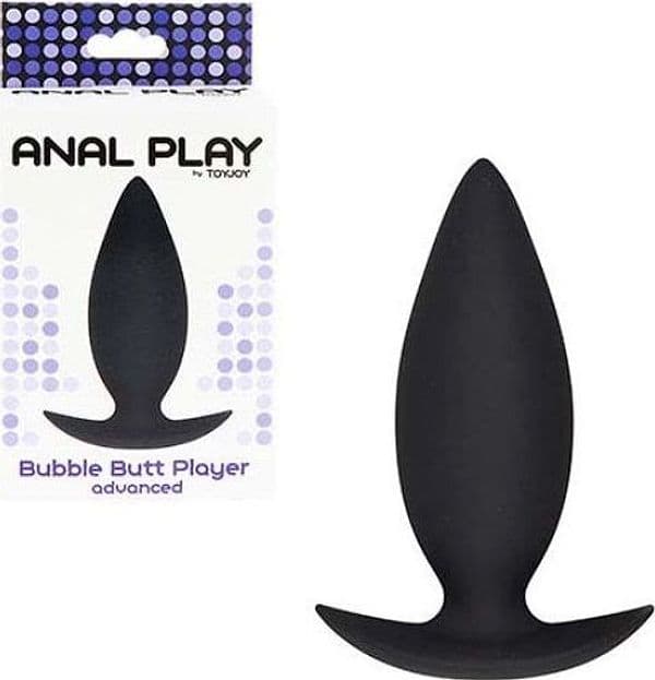 ToyJoy Bubble Butt Player Advanced Plug Anale Silicone Nero 10 cm Ø 3 cm - 7