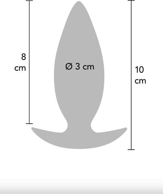 ToyJoy Bubble Butt Player Advanced Plug Anale Silicone Nero 10 cm Ø 3 cm - 2