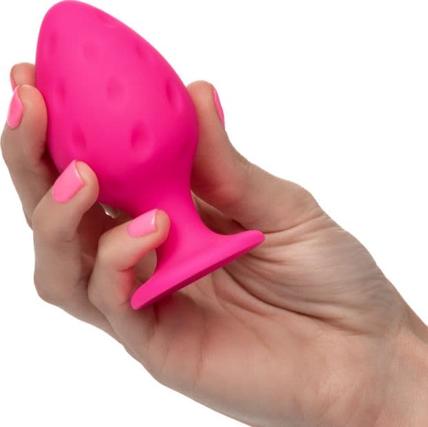 Plug anali set 2 testurizzati Cheeky rosa silicone stimolatori  small e large - 4
