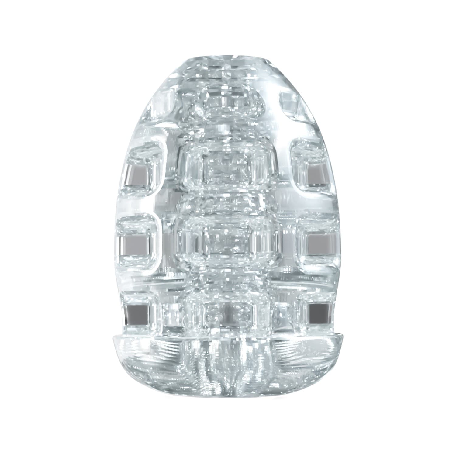 ALIVE Experience Mini Shot Masturbatore Uomo TPE Trasparente Texturizzato 8,5 cm - 3