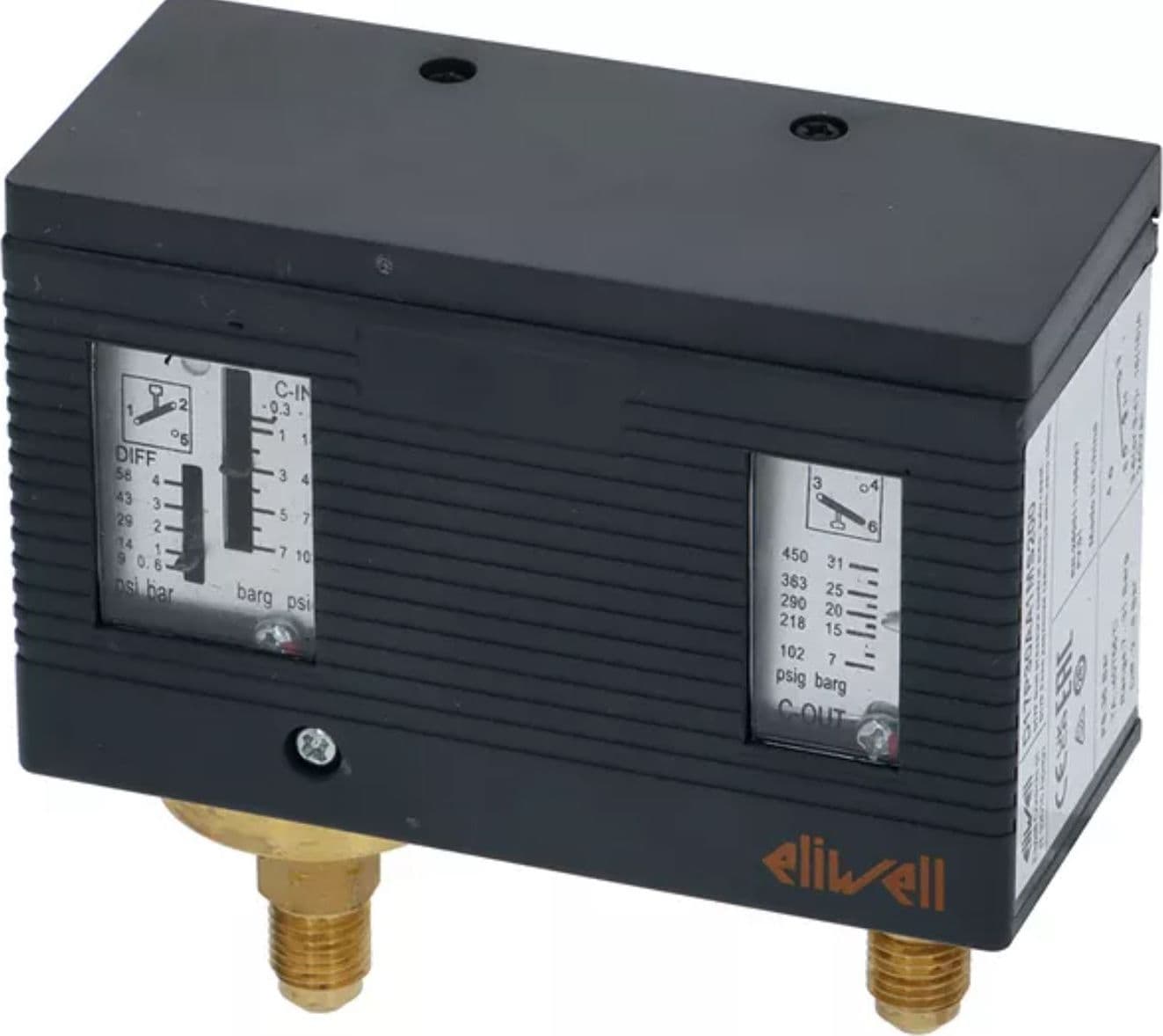 Ranco pressostato eliwell per alta e bassa pressione automatico ex 017-h4701 - 4