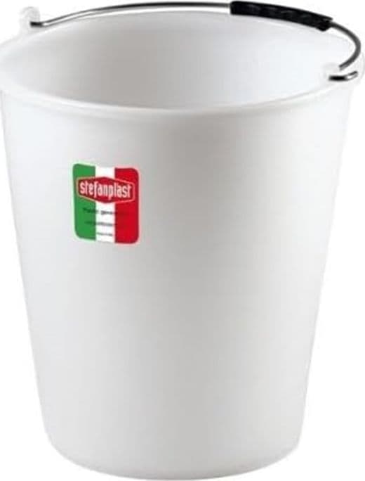 Secchio in plastica no becco manico in metallo lt. 12 tacche interne ogni litro - 3