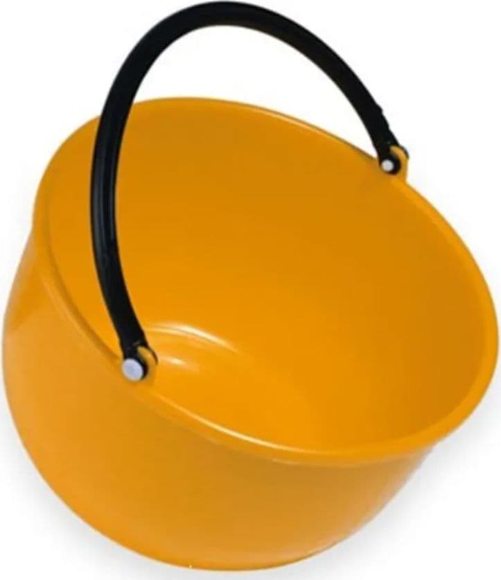 cesto agricolo in polietilene. Con manico oscillante in plastica. 16 lt - 4