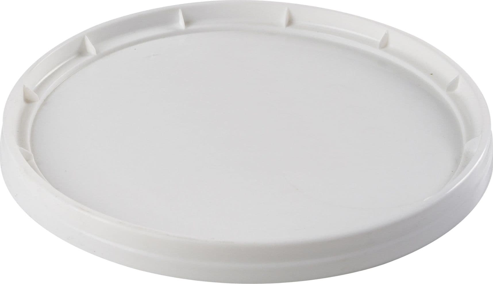 Coperchio per secchio plastico tronco conico  : per lt. 14 - Ø 30,5 x h. 2 cm - 3