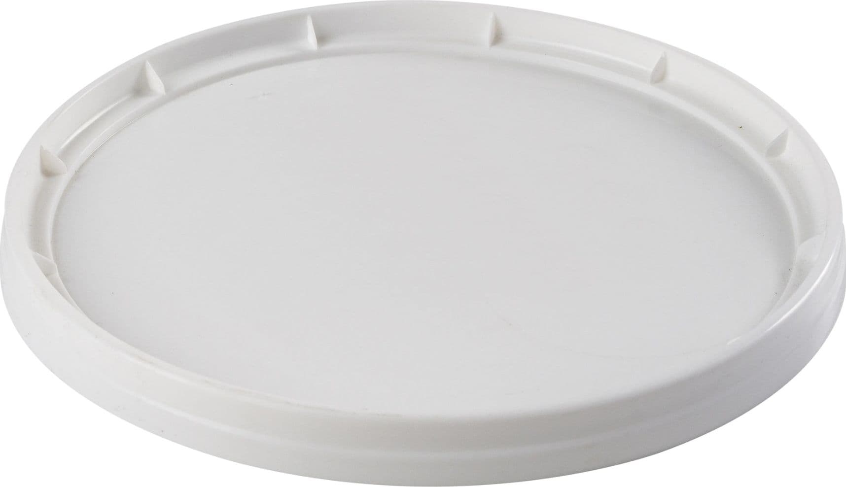 Coperchio per secchio plastico tronco conico  : per lt. 14 - Ø 30,5 x h. 2 cm - 4