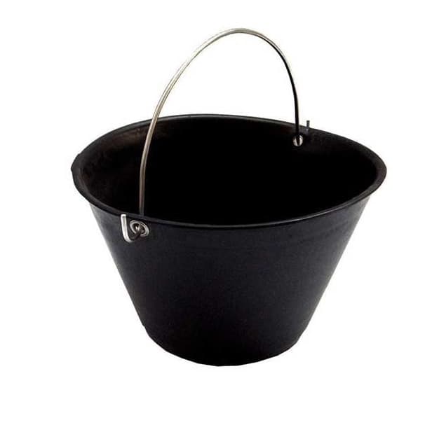 Secchio rettangolare 'squizzo'   lt. 15 - cm 44 x 26 x 22 privo di angoli vivi. - 2