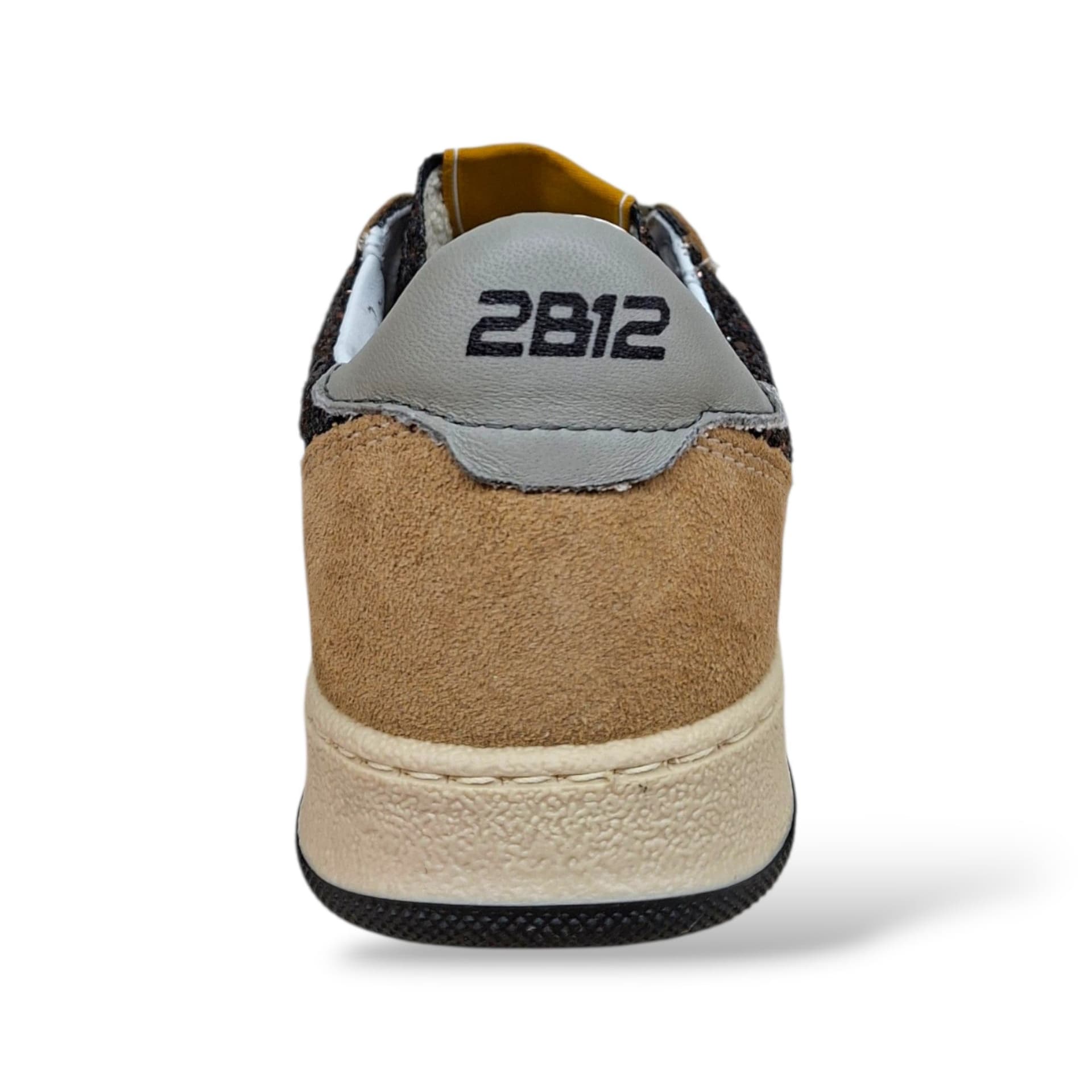 2B12 Play Sneakers Bambine Ragazze Camel Marrone | Taglia 35-39 | Pelle Suede Lacci | Made in Italy | Scarpetteria Gica - 3