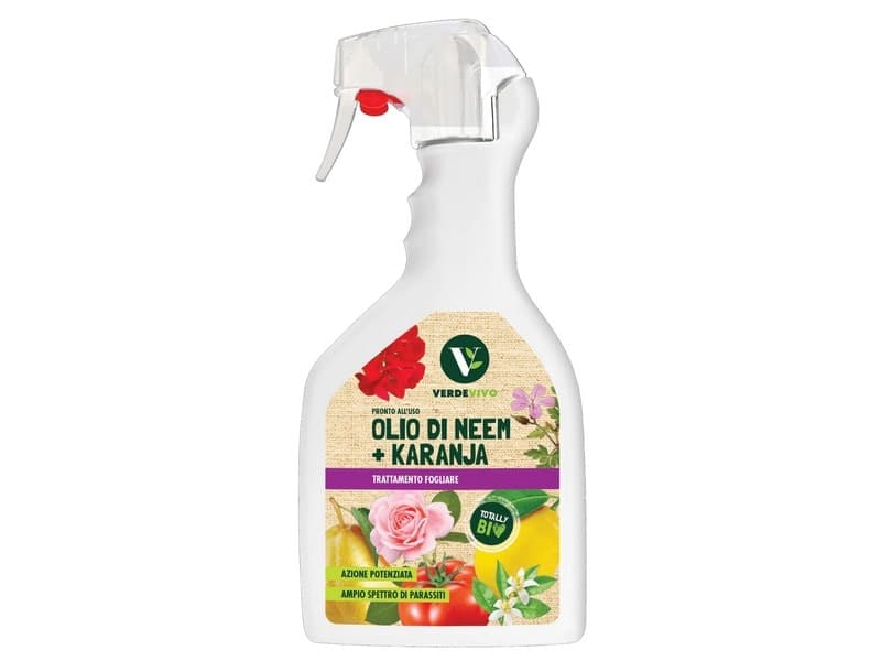 VerdeVivo OLIO DI NEEM+KARANJA 100% PRONTO ALL'USO ml. 750 15 pz - 2