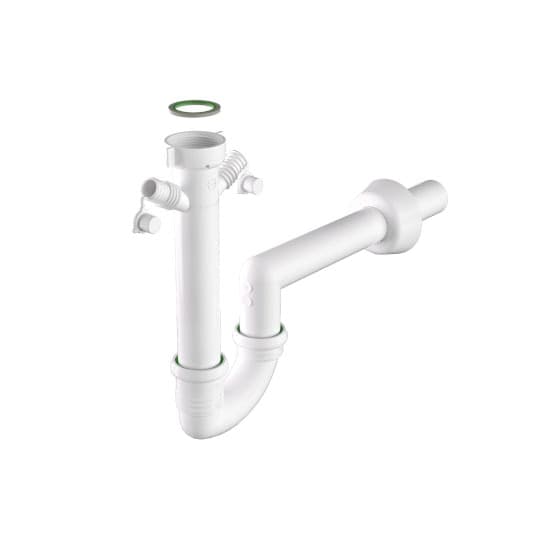 SIFONE PER LAVELLI CUCINA RING ONE 1 VASCA ATTACCO ELETTRODOMESTICI- 11/2- BONOM- pezzi 1 - 2