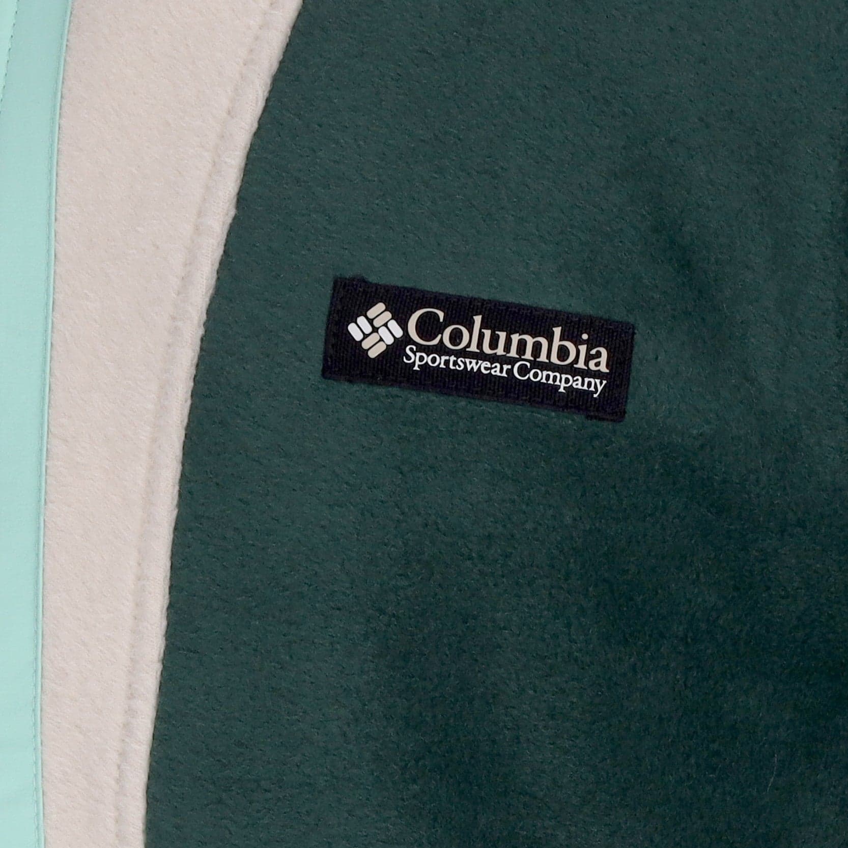 COLUMBIA Giubbotto Pile Uomo Back Bowl Full Zip Fleece Spruce/ancient Fossil/kelp - 3