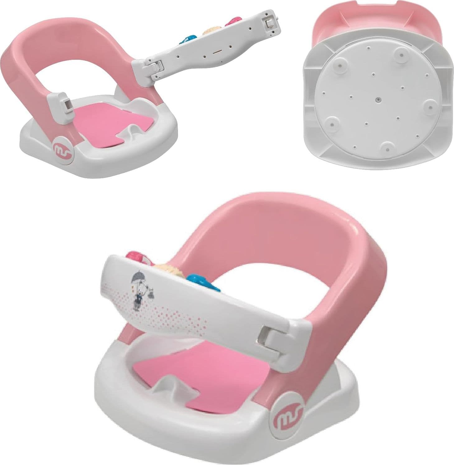 MS - Seduta per bagnetto girevole a 360° Rounder