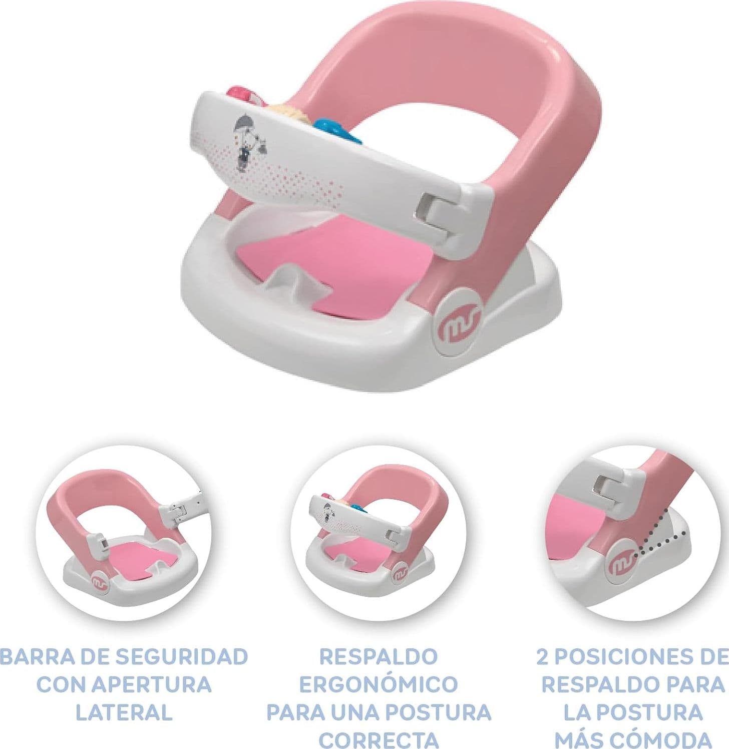 MS - Seduta per bagnetto girevole a 360° Rounder - 2