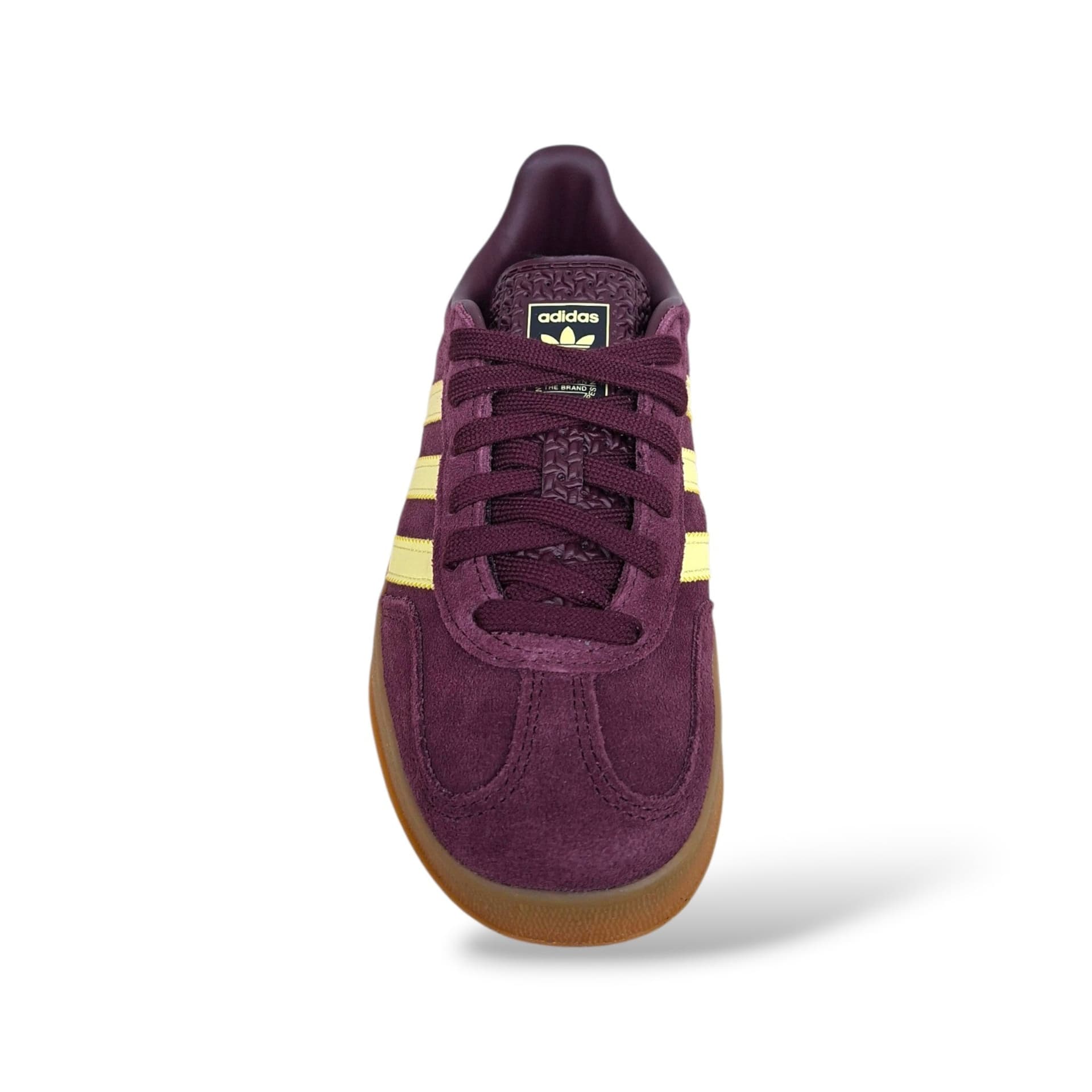 Adidas Gazelle Indoor Sneakers Bambine Ragazze Viola Giallo Camel | Taglia 36-40 | Suede Lacci | Scarpetteria Gica - 4