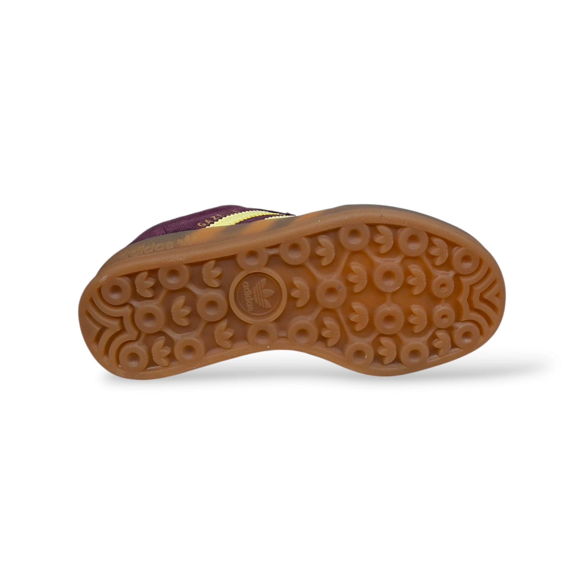adidas Originals Gazelle Indoor – Sneakers bambina in suede viola, giallo e camel - 10