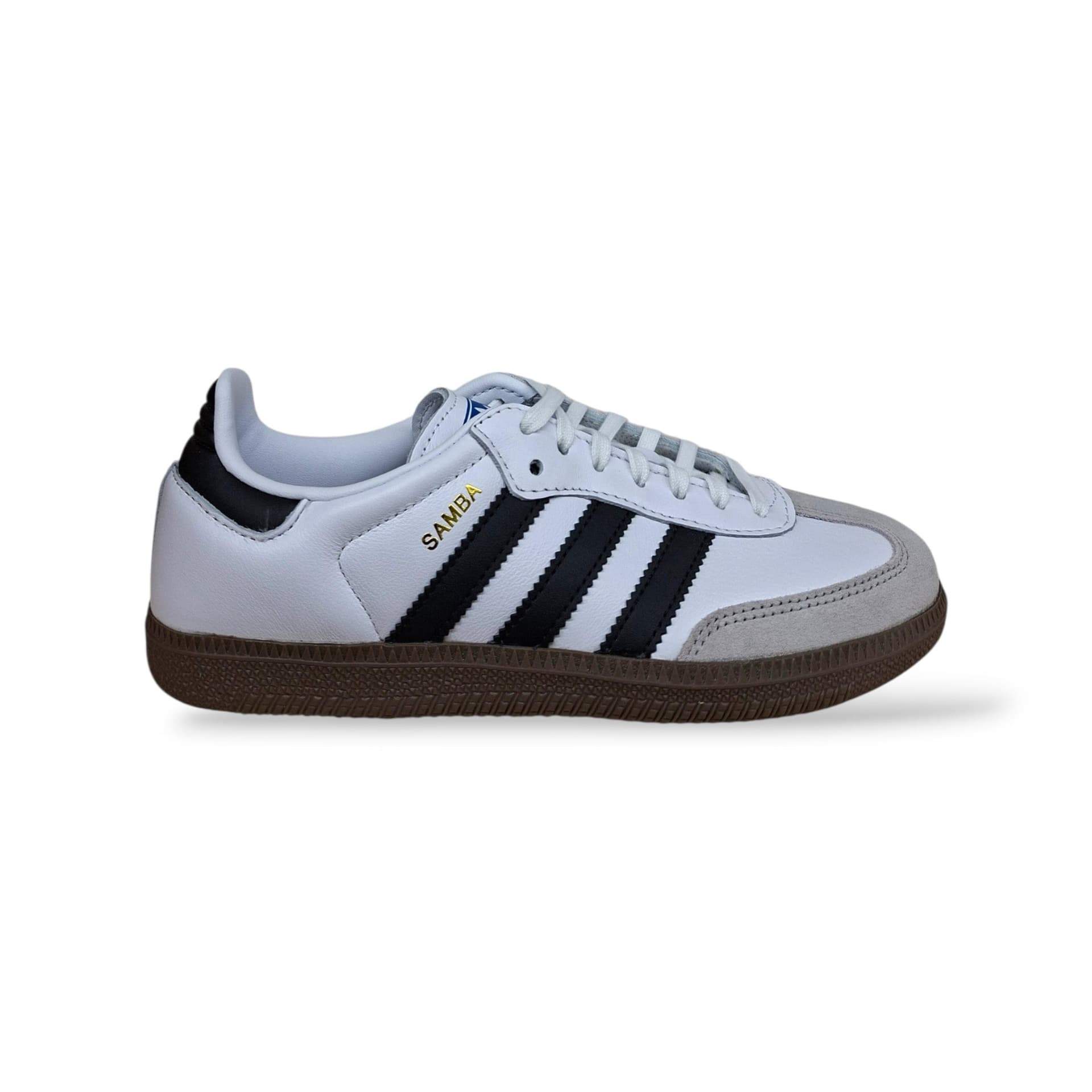 Adidas Samba Originals Sneakers Bambini Bianco Nero | Taglia 22-38 | Pelle Suede | Velcro e Lacci | Scarpetteria Gica - 6