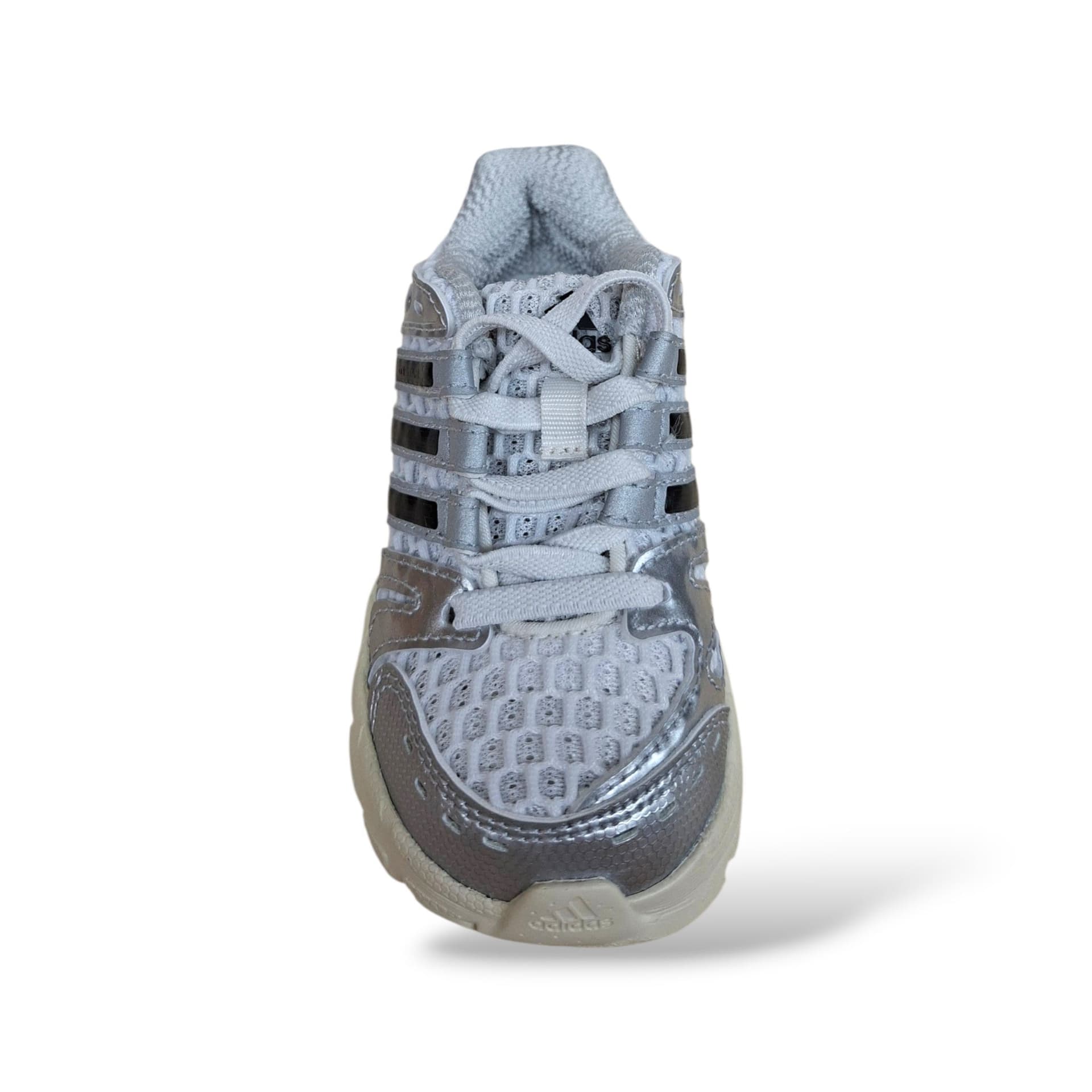 Adidas Adistar Control Sneakers Bambini Ragazzi Bianco Grigio | Taglia 22-38 | Laccio Elastico e Lacci | Scarpetteria Gica - 14