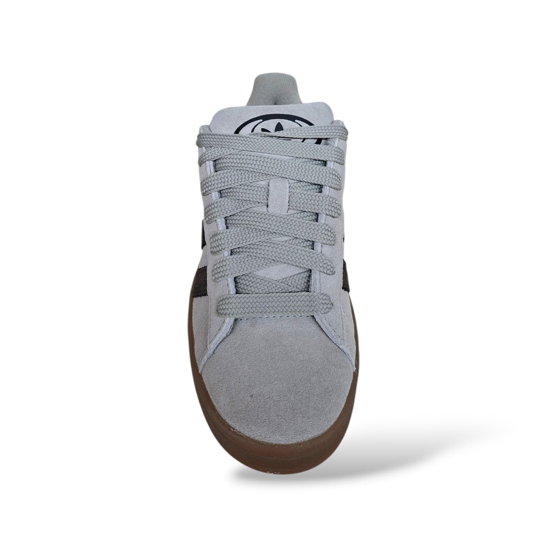 Adidas Campus Originals Sneakers Bambini Ragazzi Grigio Marrone Camel | Taglia 28-38 | Suede Lacci | Scarpetteria Gica - 4