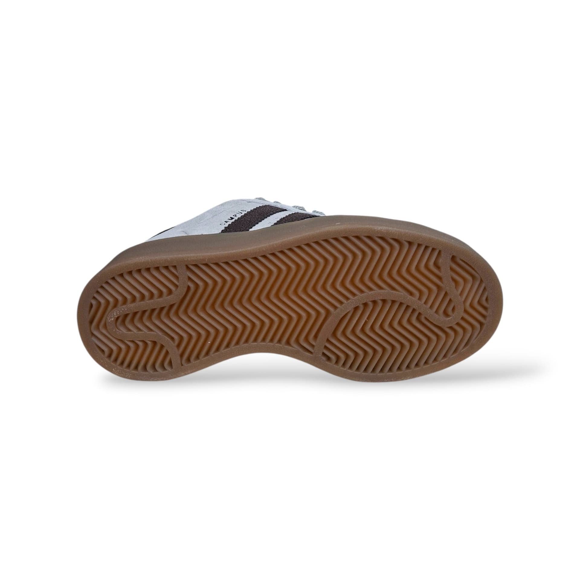 Adidas Campus Originals Sneakers Bambini Ragazzi Grigio Marrone Camel | Taglia 28-38 | Suede Lacci | Scarpetteria Gica - 5