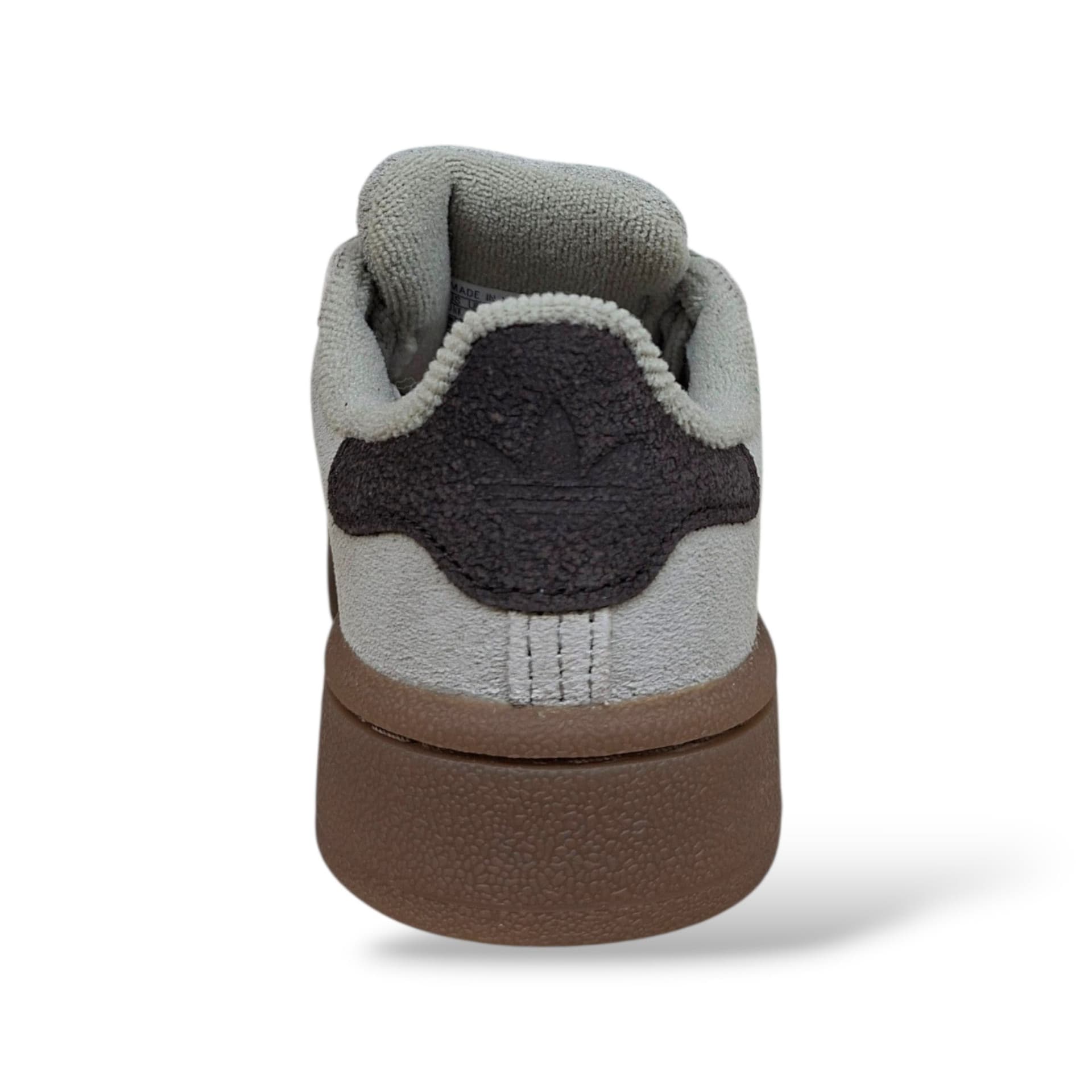 Adidas Campus Originals Sneakers Bambini Ragazzi Grigio Marrone Camel | Taglia 28-38 | Suede Lacci | Scarpetteria Gica - 8