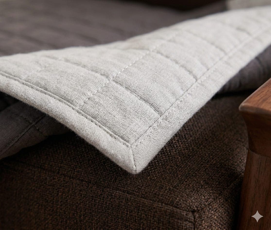Trapuntino Matrimoniale Remant Taylor Double Face in Cotone 250x250 cm - 13