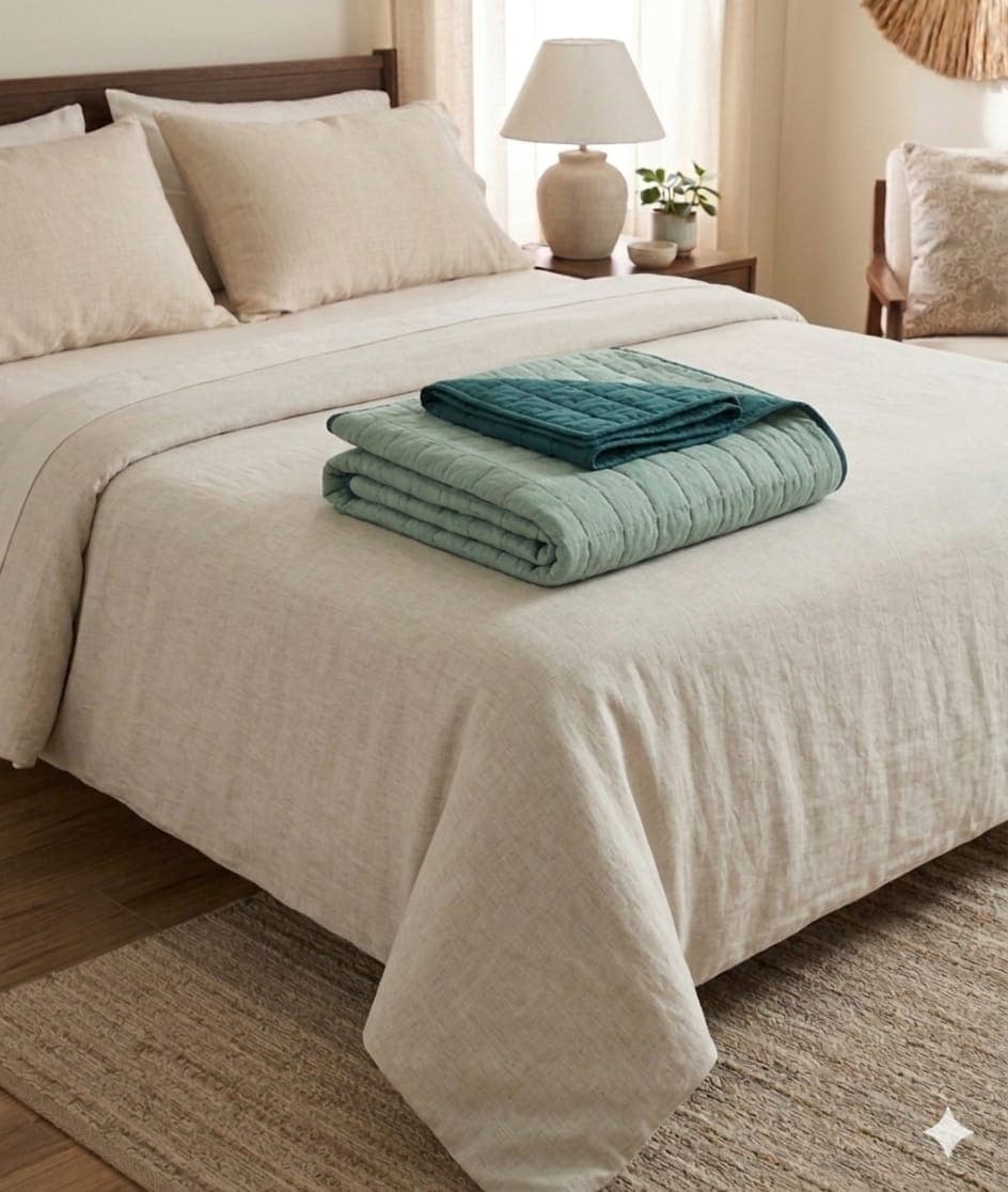 Trapuntino Matrimoniale Remant Taylor Double Face in Cotone 250x250 cm - 5