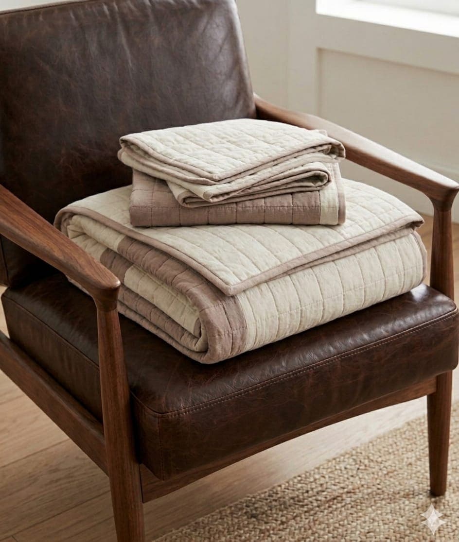 Trapuntino Matrimoniale Remant Taylor Double Face in Cotone 250x250 cm - 8