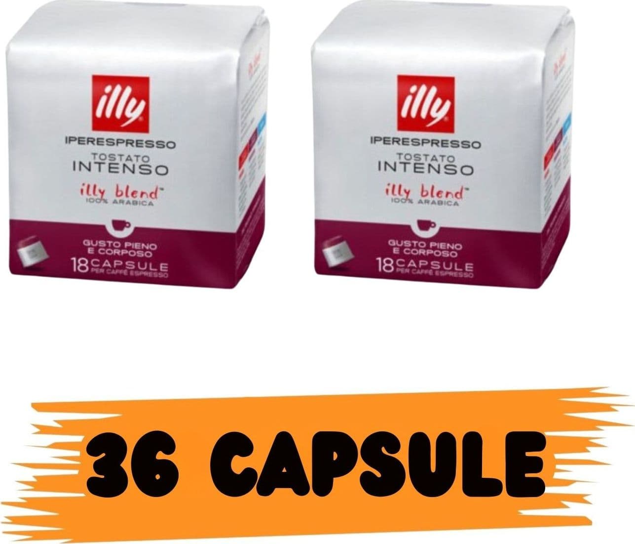 illy Caffe' Capsule Iperespresso Intenso 36pz