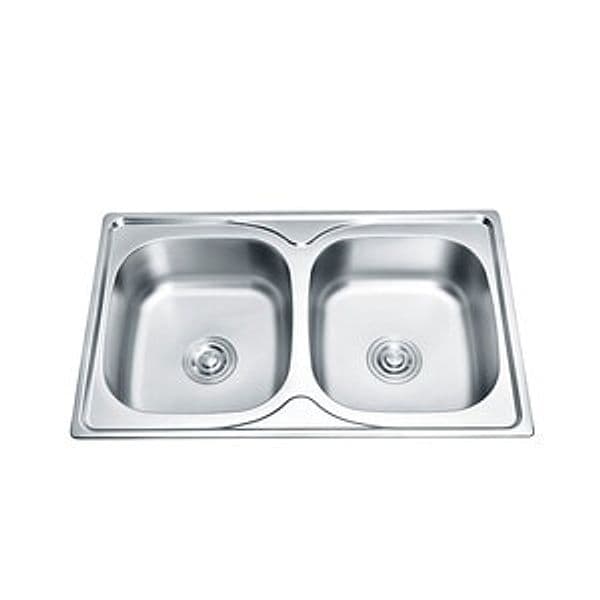 C LAVELLO 2 VASCHE 80X50 S/GOCCIOLATOIO- C LINE DESIGN- 1,0 pz - 2
