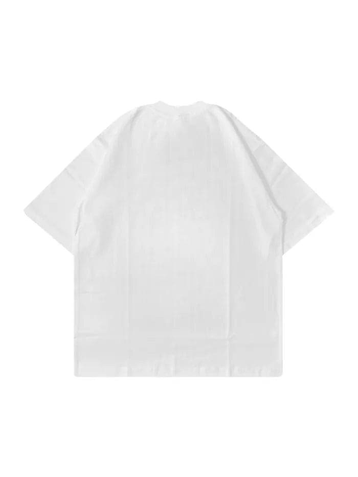T-shirt Oversize "Loud" Stampa Rossa | Horda Cotone 200g - 3