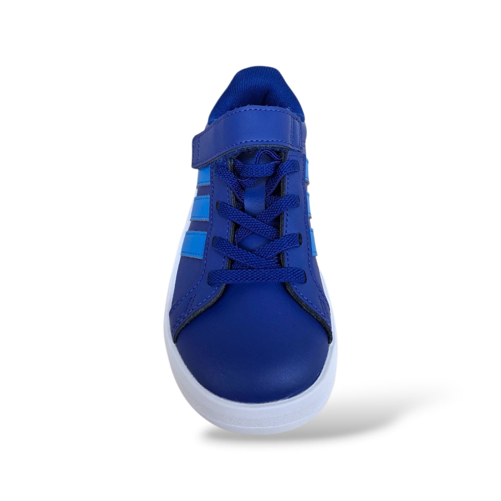 Adidas Grand Court Sneakers Bambini Ragazzi Blue Azzurro | Taglia 28 | Lacci Elastici e Velcro | Scarpetteria Gica - 4