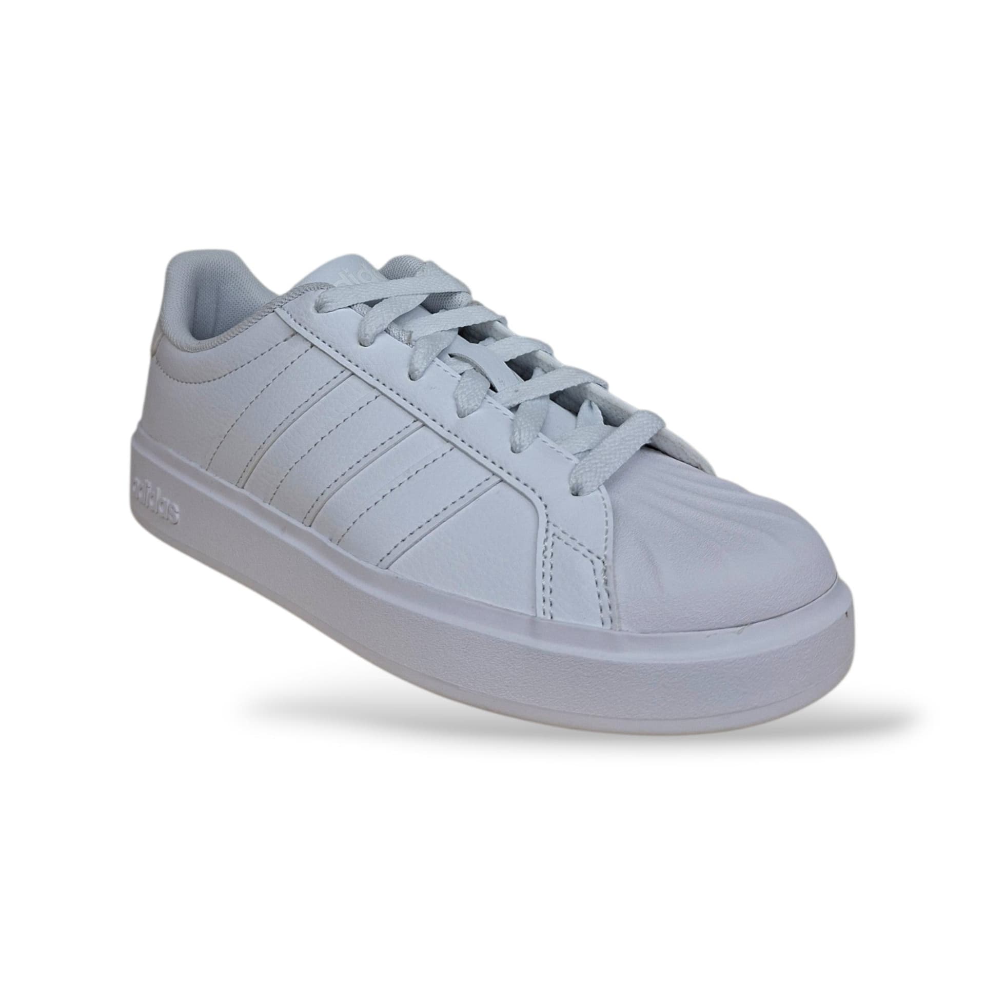 Adidas Streettalk Sneakers Bambini Ragazzi Bianco | Taglia 36-40 | Lacci | Scarpetteria Gica - 2
