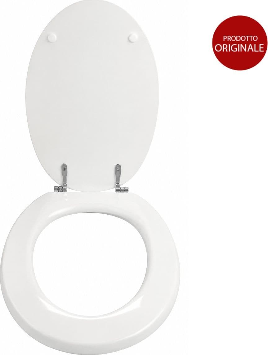 Copriwater Dolomite Perla Classic sedile WC legno bianco J104600 Originale - 2