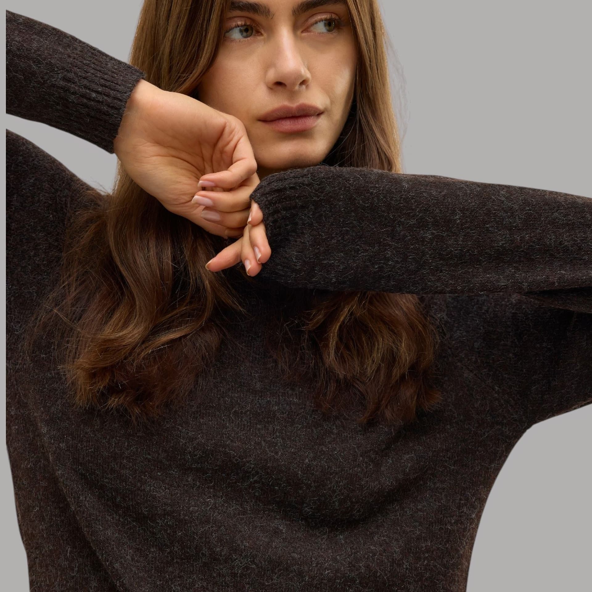 Pullover Vero Moda Doffy con collo paricollo e maniche lunghe regular fit - 7