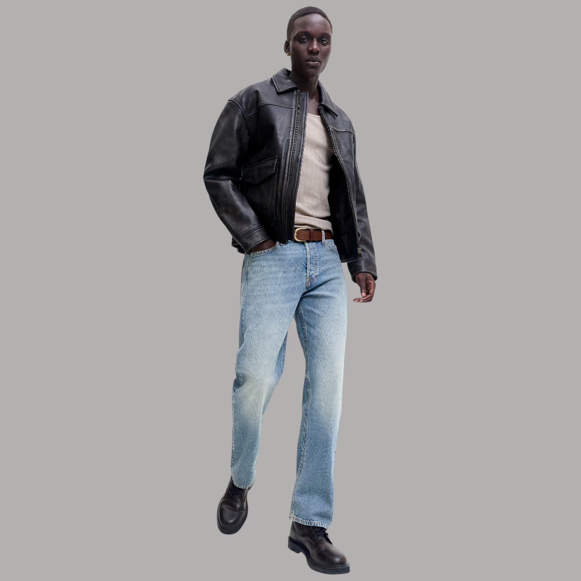 Jeans uomo Jack & Jones Chris SQ 733 relaxed fit silhouette comoda - 5