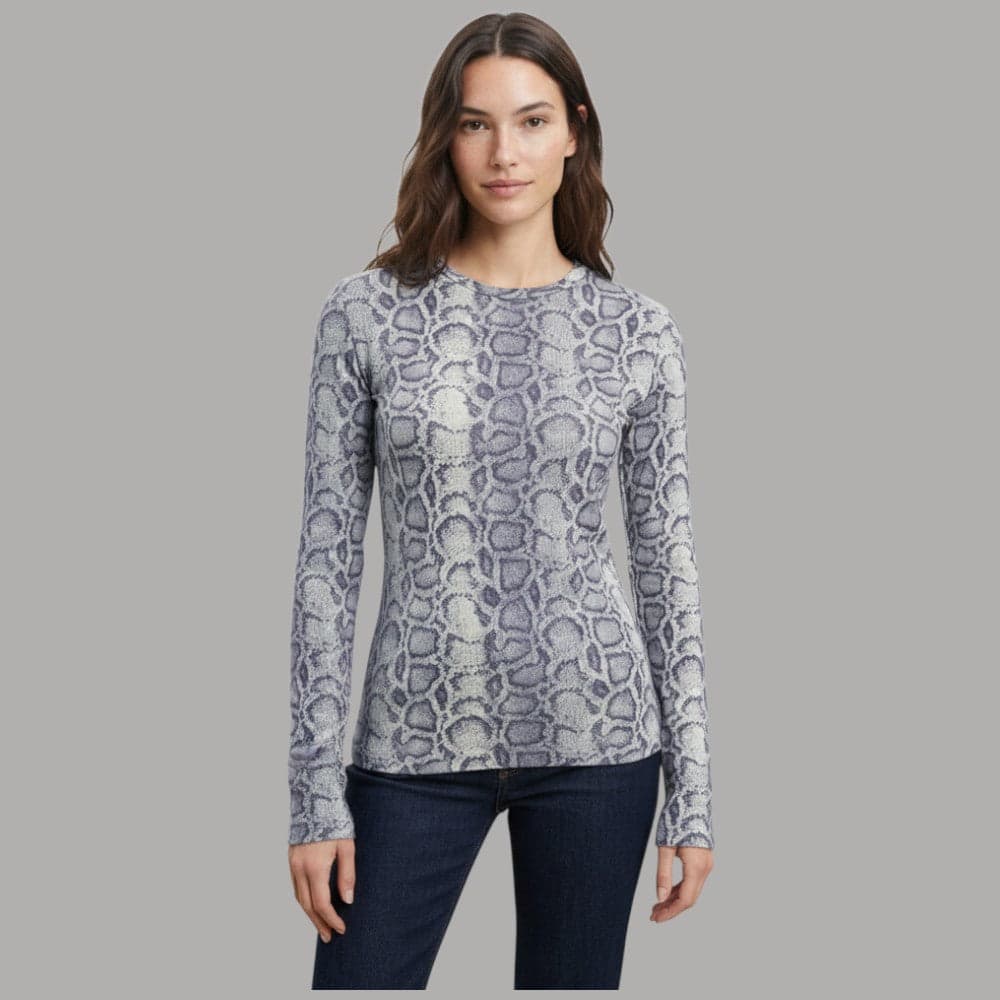 T-shirt manica lunga Liu Jo feat Elodie con stampa all over e strass - 11