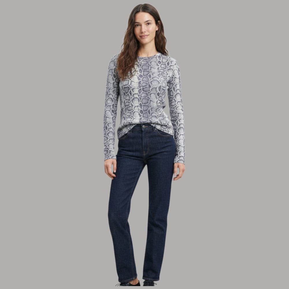T-shirt manica lunga Liu Jo feat Elodie con stampa all over e strass - 2