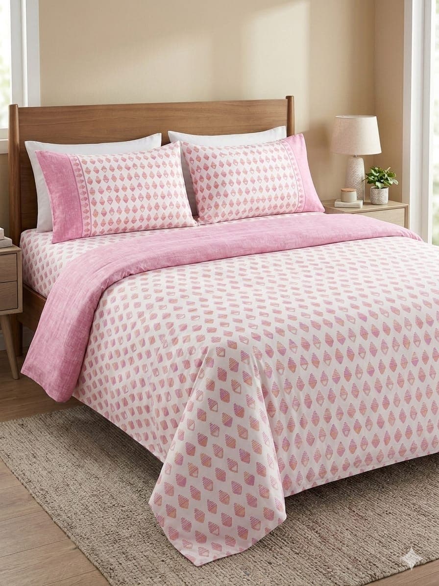 Completo Lenzuola Matrimoniale Tessier Varianti Assortite in Cotone - 4