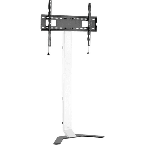 Techly Supporto da Pavimento Super Slim per TV LCD/LED/Plasma da 32'' a 70'' | Dimensioni 120.00 × 30.00 × 15.00 cm | Modello ICA-TR47 bianco, VESA fino a 400 x 400 mm, portata 40 kg, inclinazione da -10° a +3° e gestione cavi - 2