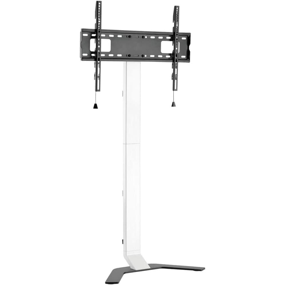 Techly Supporto da Pavimento Super Slim per TV LCD/LED/Plasma da 32'' a 70'' | Dimensioni 120.00 × 30.00 × 15.00 cm | Modello ICA-TR47 bianco, VESA fino a 400 x 400 mm, portata 40 kg, inclinazione da -10° a +3° e gestione cavi - 4