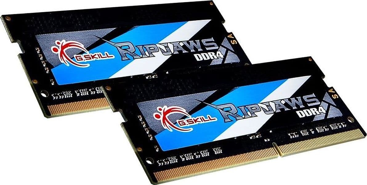G.Skill Ripjaws F4-3200C22D-32GRS Kit RAM 32 GB (2×16 GB) DDR4-3200 SO-DIMM, CL22, 1,20 V, Non-ECC | Kit 2 moduli da 16 GB, velocita 3200 MT/s, timing 22-22-22-52, tensione 1,20 V, formato memoria per notebook, garanzia limitata a vita - 2