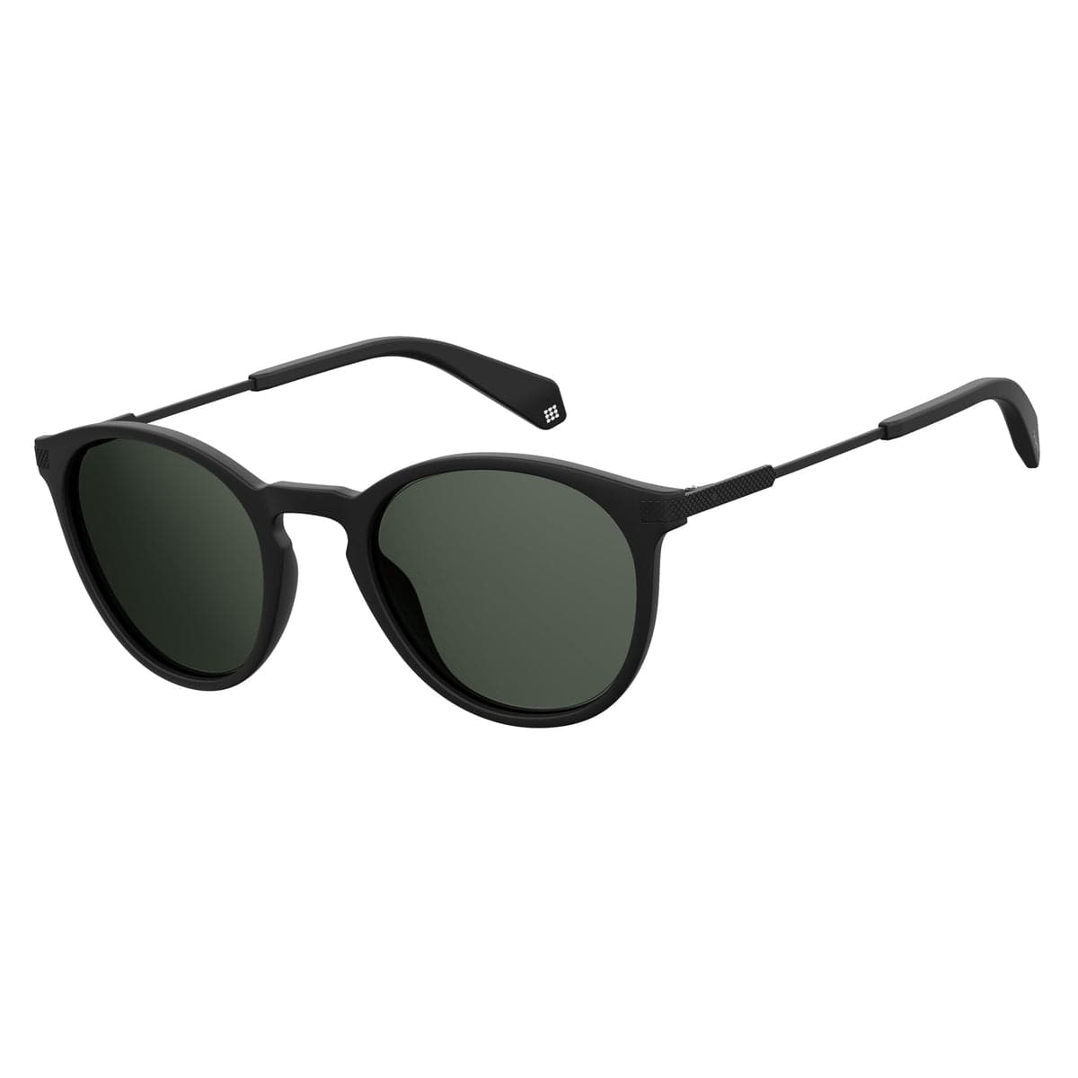 Polaroid 2062/S Full Rim Oval Modified Matte Black Sunglasses | Dimensioni 18.00 × 9.00 × 7.00 cm | Polaroid PLD 2062/S 003/M9 polarizzati, lente 50 mm, ponte 22 mm, asta 140 mm, montatura nera opaca, uomo - 4