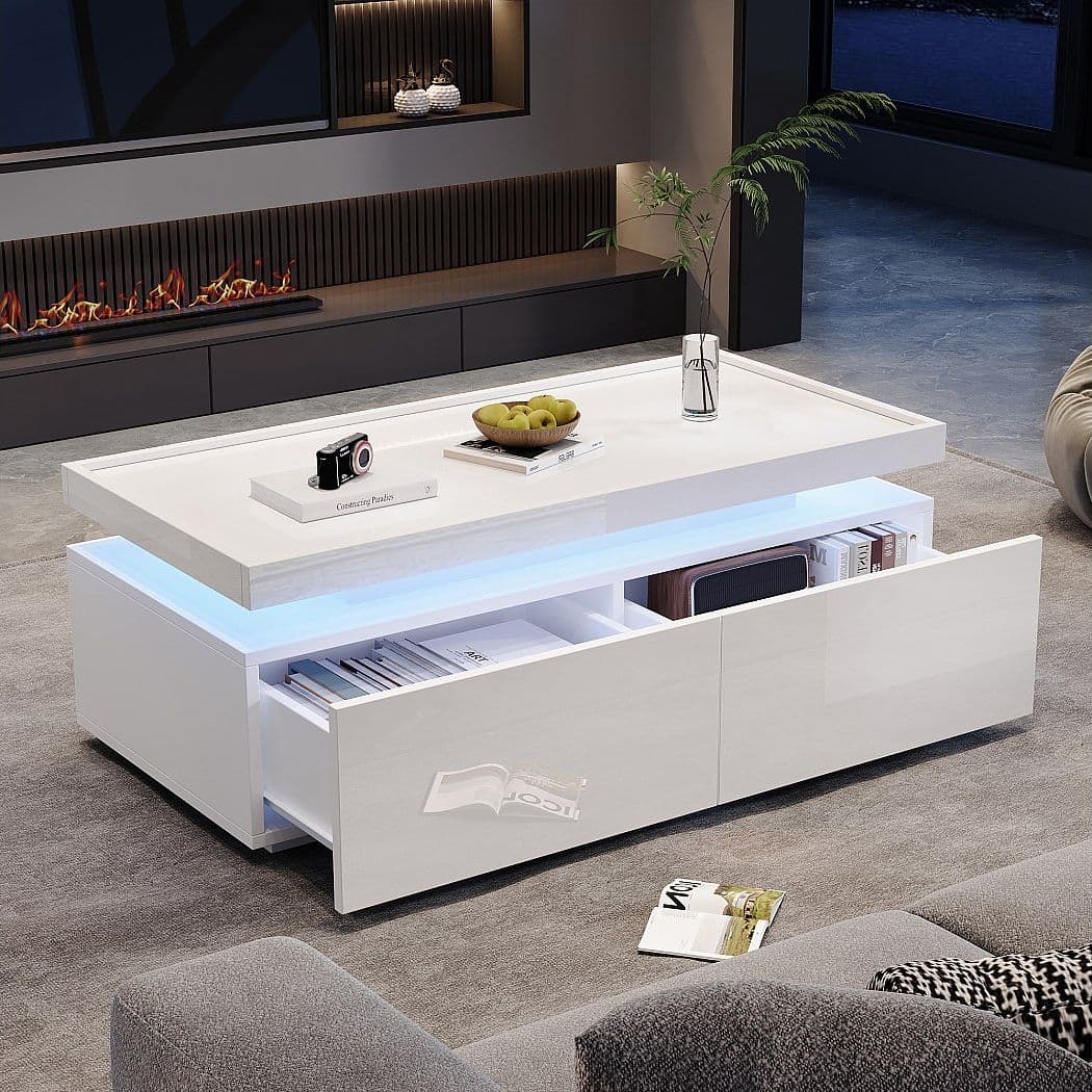 Tavolo da consolle, tavolino da salotto, credenza, con 2 ripiani in traliccio, per soggiorno, corridoio, 101,5 x 35 x 80 cm, telaio in acciaio, stile industriale, marrone rustico e nero | Dimensioni 115.00 × 45.00 × 15.00 cm - 5